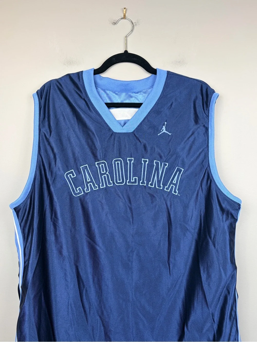 Vintage Y2K Jordan UNC Tar Heels Reversible Basketball Jersey Men XL Nike